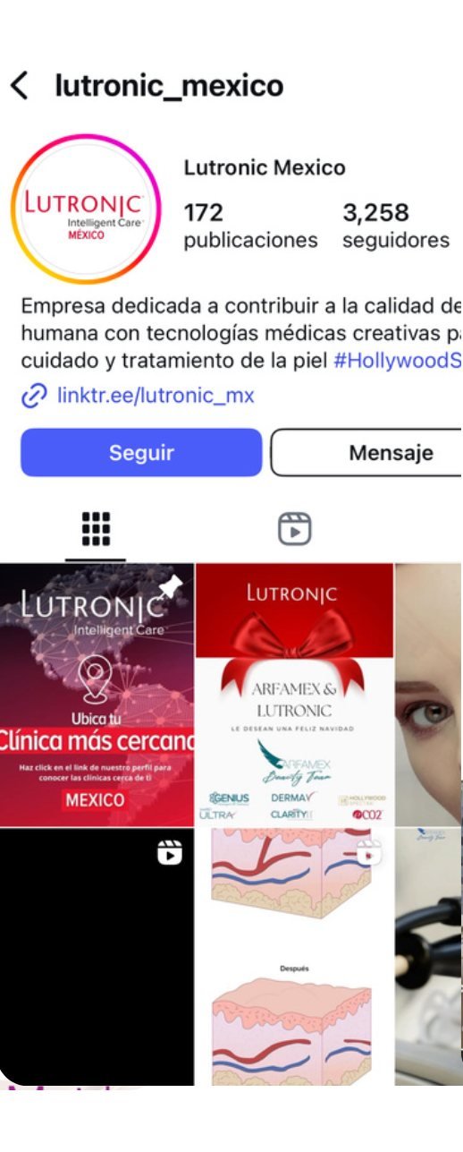 Instagram de Lutronic México